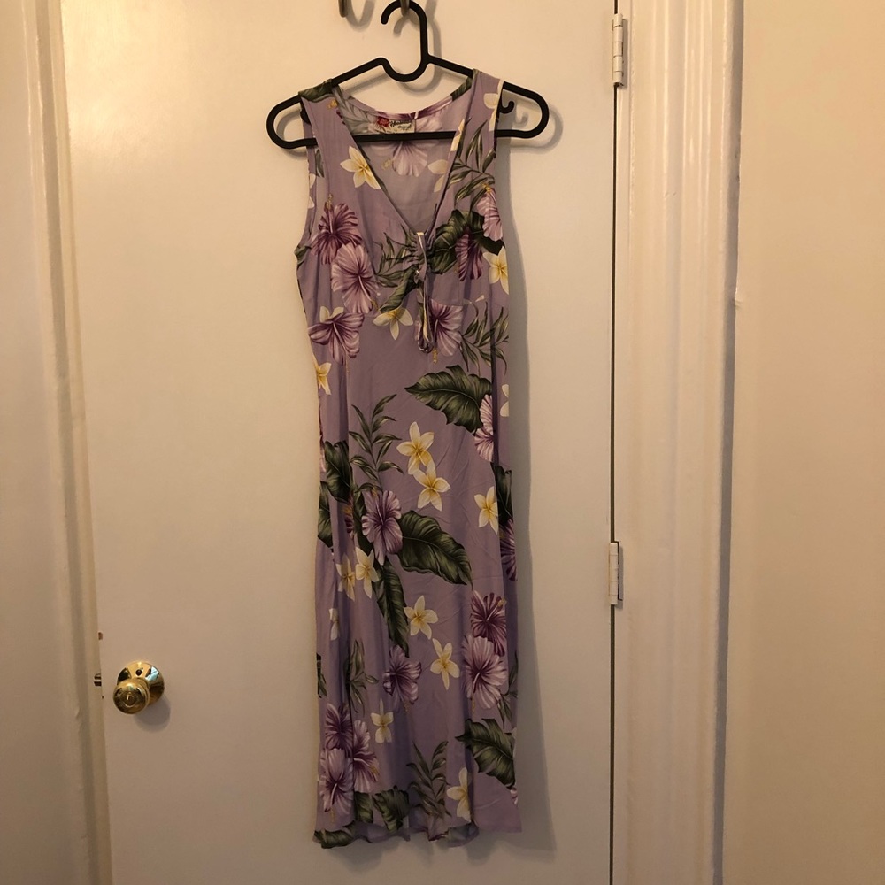 Lavender Hawaiian dress
